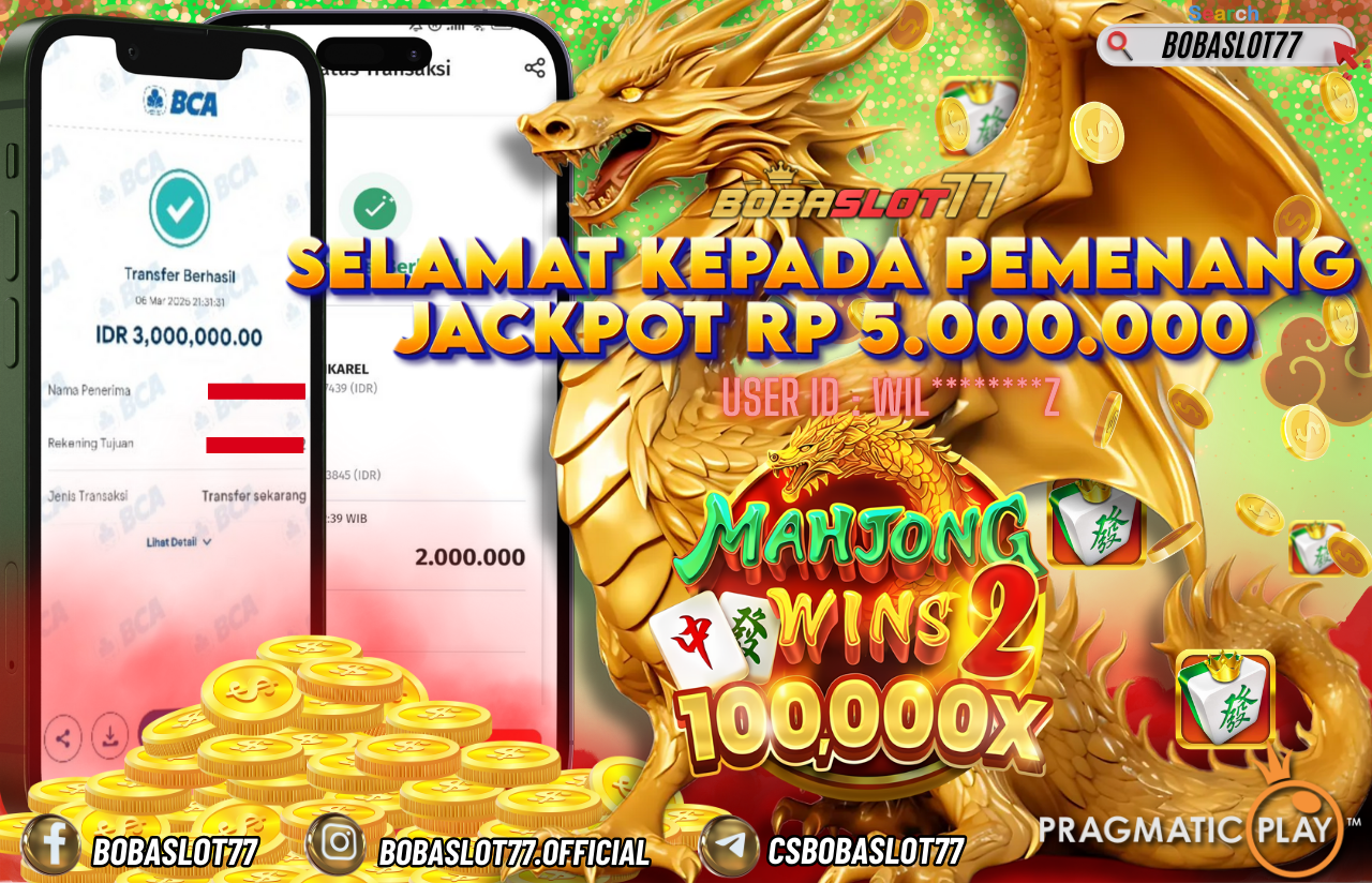 Wede Rp 5.000.000 Cair Gk Sampe 1 Menit! Menang Mudah di Bobaslot77