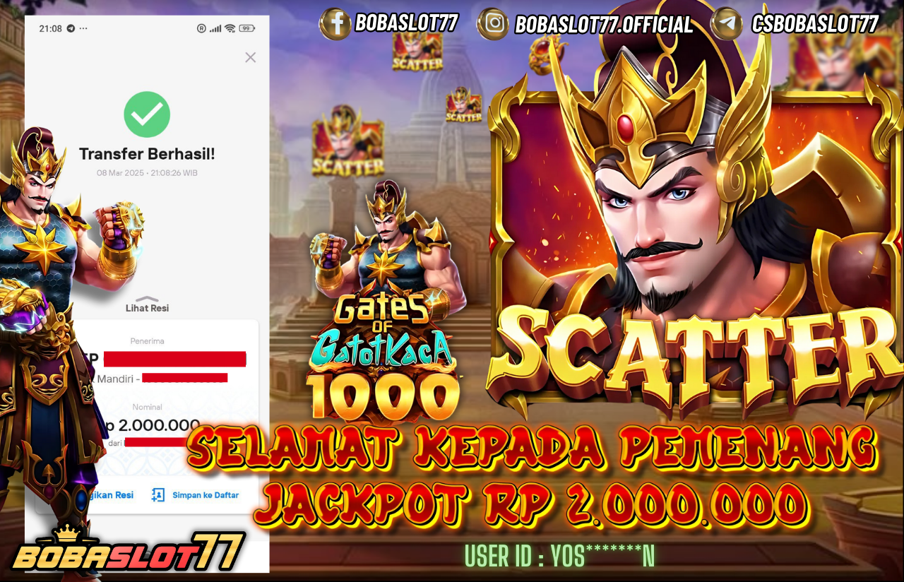 Wede Rp 2.000.000 Cair Gk Sampe 1 Menit! Menang Mudah di Bobaslot77