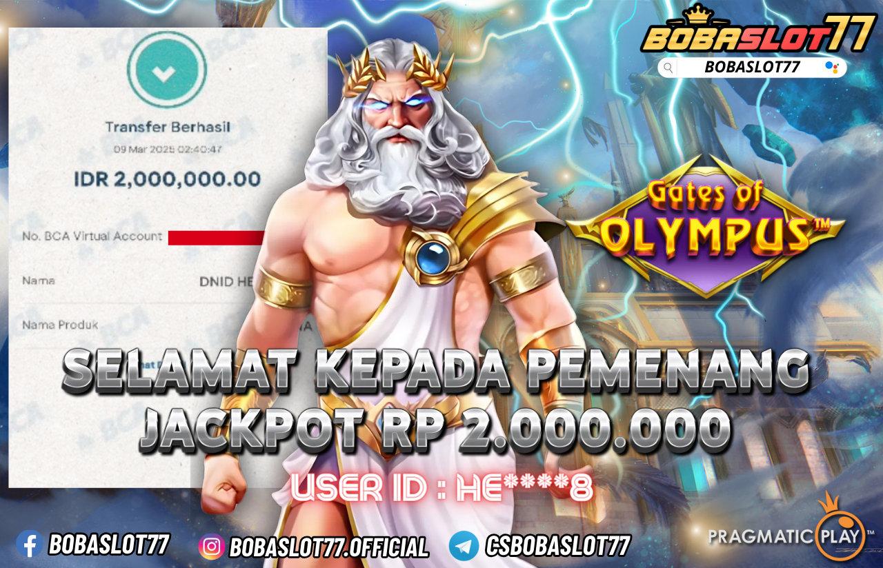 Wede Rp 2.000.000 Cair Gk Sampe 1 Menit! Menang Mudah di Bobaslot77