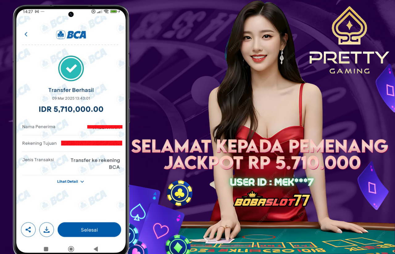 Wede Rp 5.710.000 Cair Gk Sampe 1 Menit! Menang Mudah di Bobaslot77