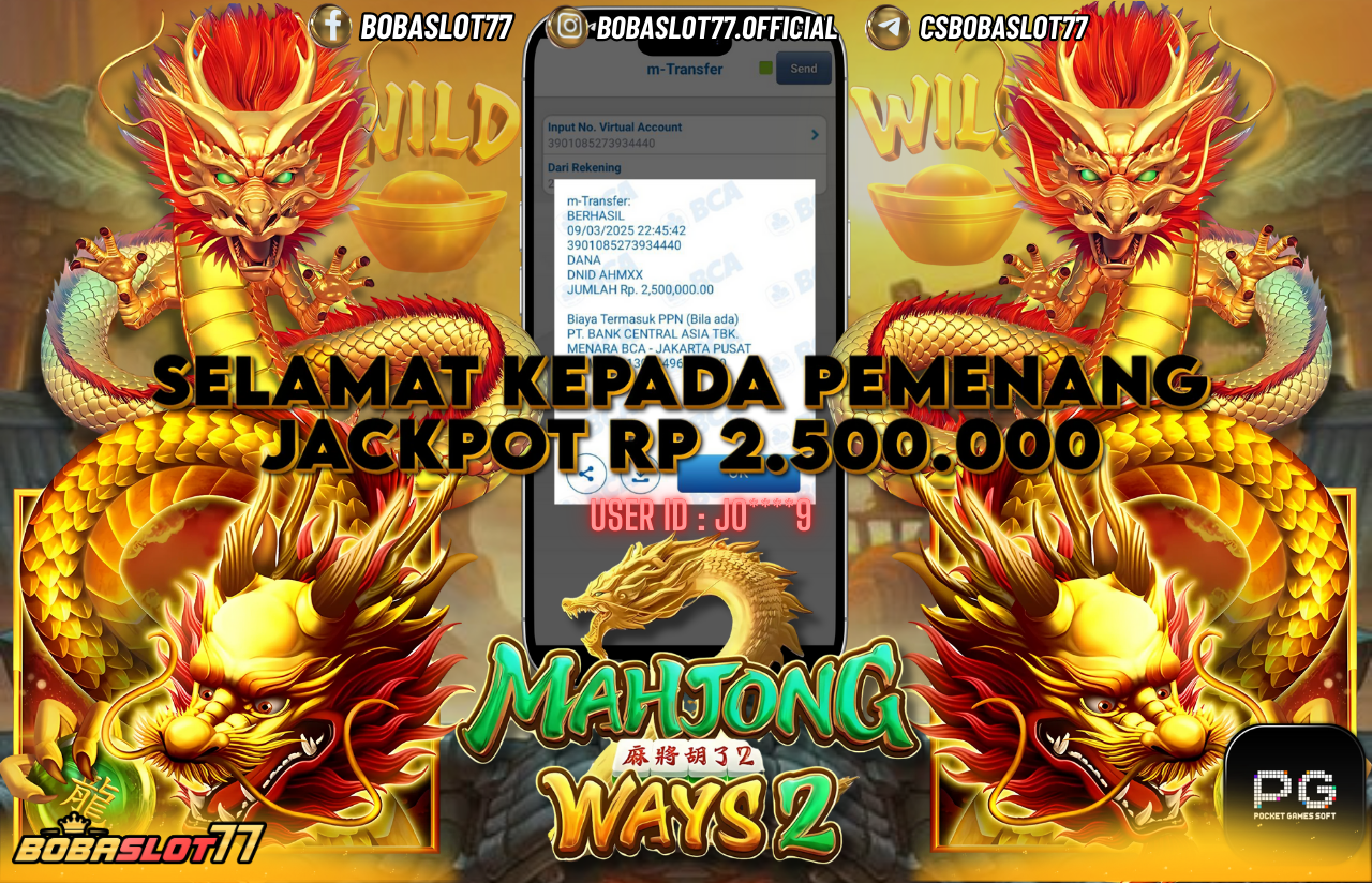 Wede Rp 2.500.000 Cair Gk Sampe 1 Menit! Menang Mudah di Bobaslot77
