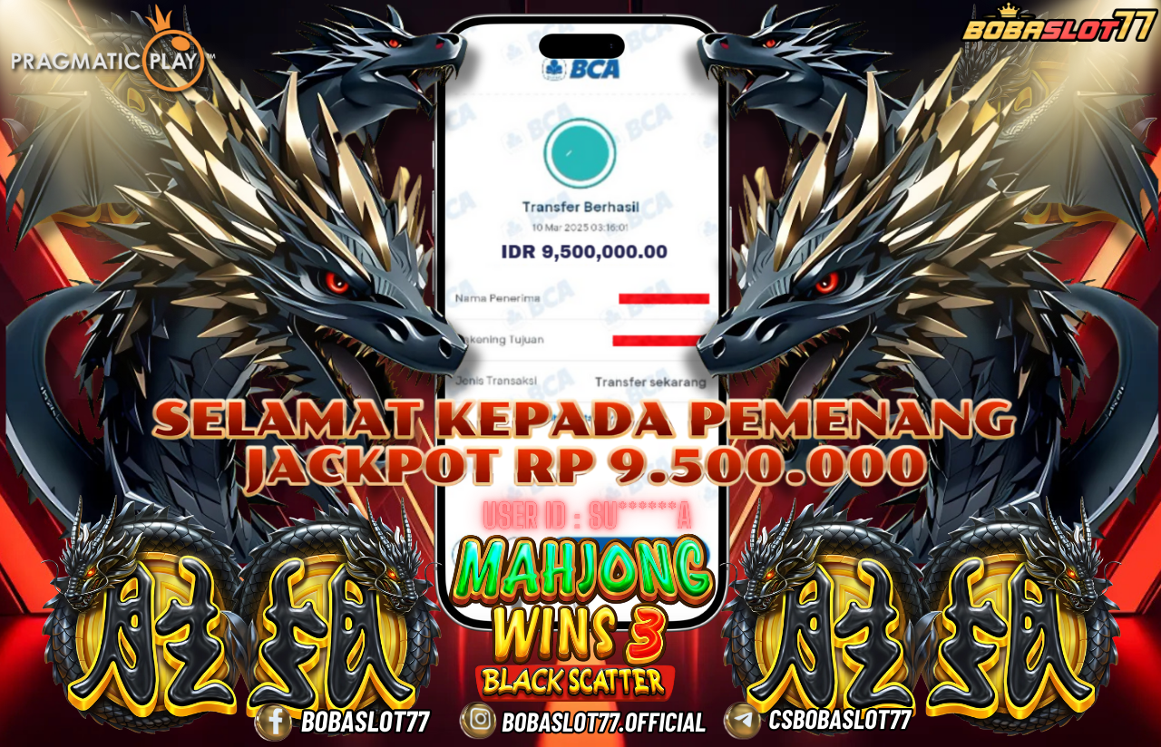 Wede Rp 9.500.000 Cair Gk Sampe 1 Menit! Menang Mudah di Bobaslot77
