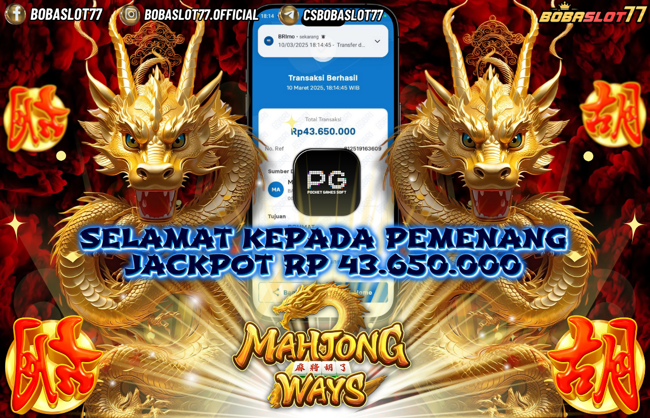 Wede Rp 43.650.000 Cair Gk Sampe 1 Menit! Menang Mudah di Bobaslot77