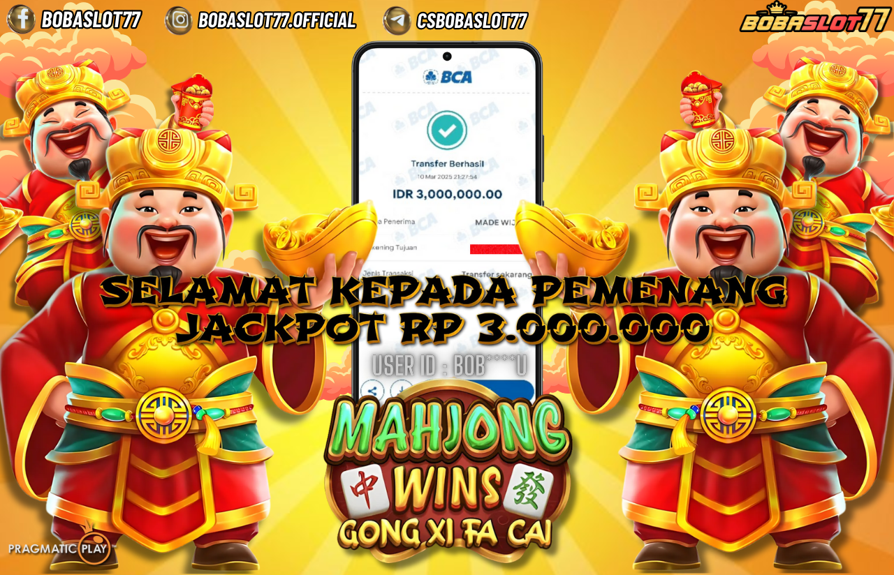 Wede Rp 3.000.000 Cair Gk Sampe 1 Menit! Menang Mudah di Bobaslot77