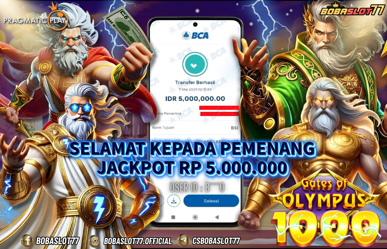 Wede Rp 5.000.000 Cair Gk Sampe 1 Menit! Menang Mudah di Bobaslot77