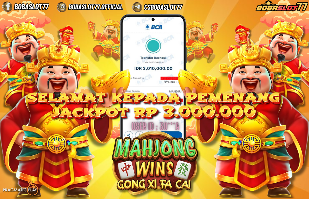 Wede Rp 3.000.000 Cair Gk Sampe 1 Menit! Menang Mudah di Bobaslot77