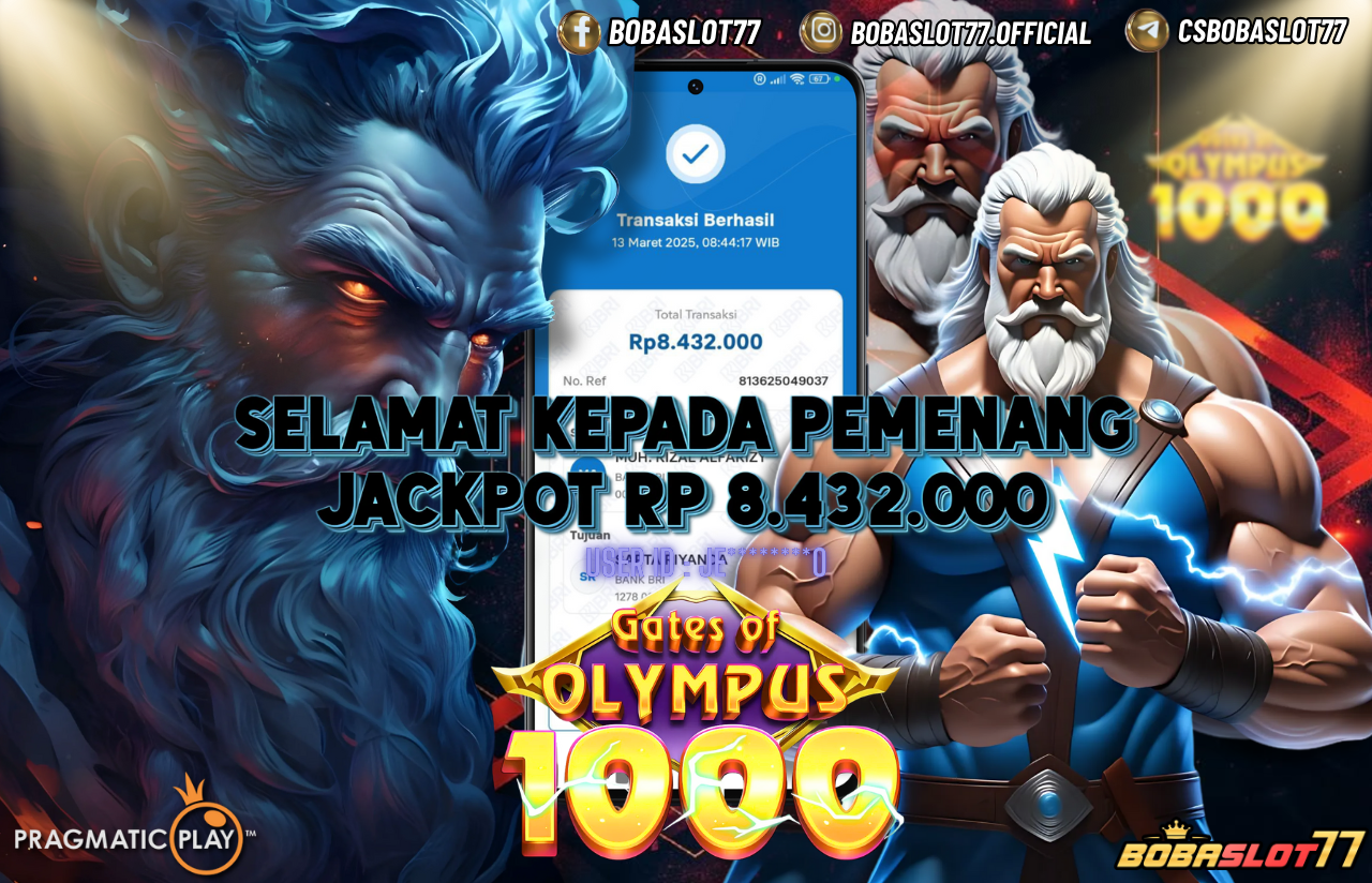 Wede Rp 8.423.000 Cair Gk Sampe 1 Menit! Menang Mudah di Bobaslot77